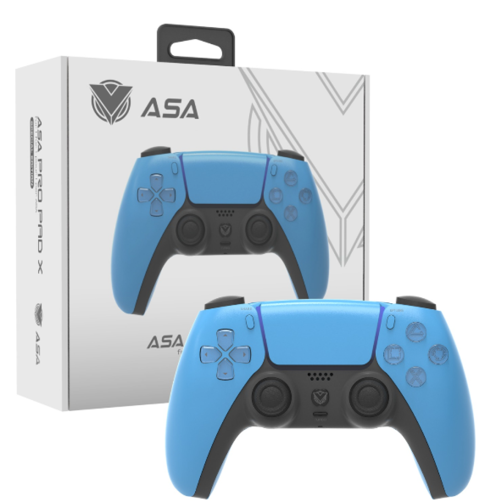Light BlueASA PRO PAD X For PS4 - Special Edition