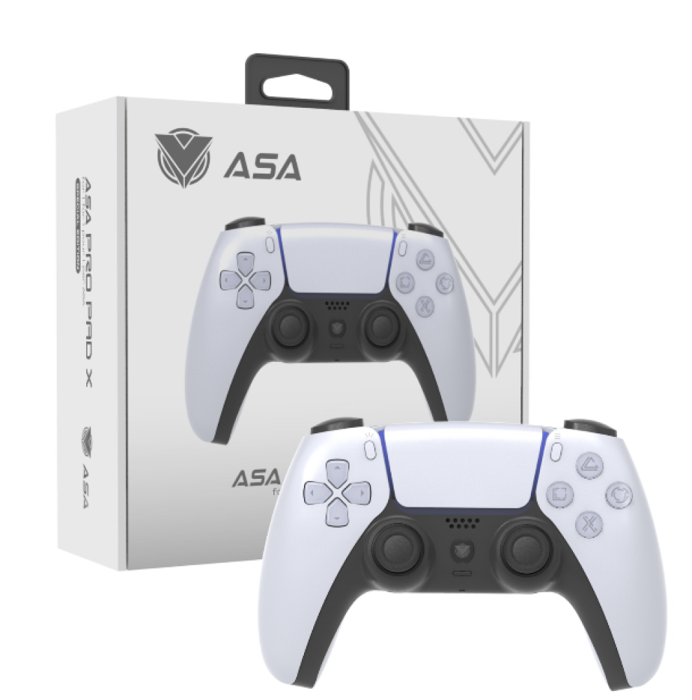 ASA PRO PAD X For PS4 - Special Edition White