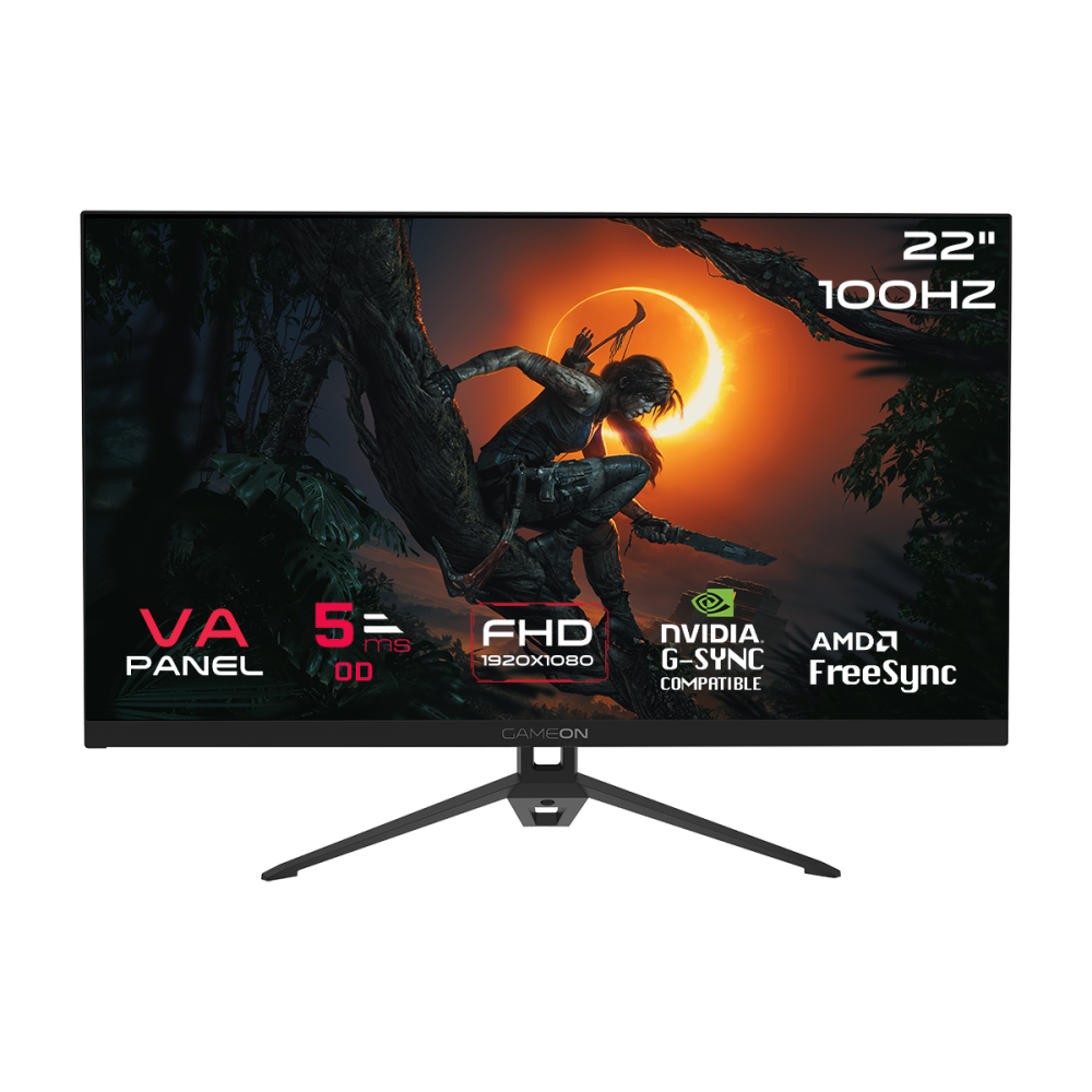 [GOB22FHD75VA] GOB22FHD75VA GOB22FHD75VA Basic Series 22" FHD, 100Hz, 5ms, VA Panel Gaming Monitor - Black
