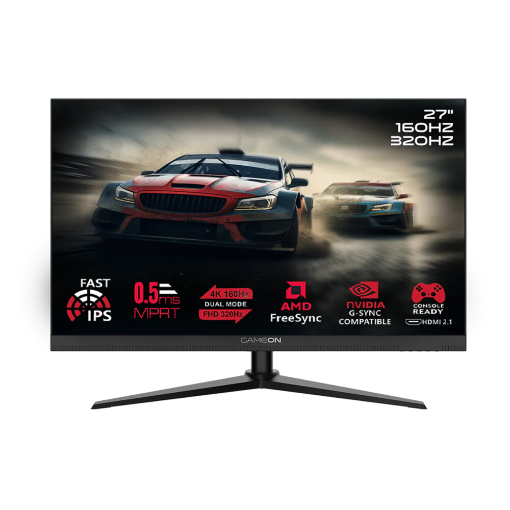 [GOSX27B] GOSX27B GOSX27B Switch X Series 27" Dual Switch 4K UHD 160Hz/FHD 320Hz, MPRT 0.5ms, HDMI 2.1, Fast IPS Gaming Monitor (Supports PS5) - Black