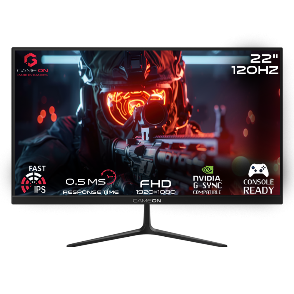[GOES22FHD120IPS] GOES22FHD120IPS 22" FHD, 120Hz, MPRT 0.5ms, HDMI 2.1, IPS Gaming Monitor (Support PS5)