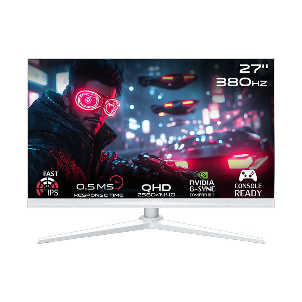 [GOAP27QHD380IPS] GOAP27QHD380IPS GOAP27QHD380IPS Artic Pro Series 27" QHD, 380Hz, MPRT 0.5ms, HDMI 2.1, Fast IPS Gaming Monitor (Support PS5) - White