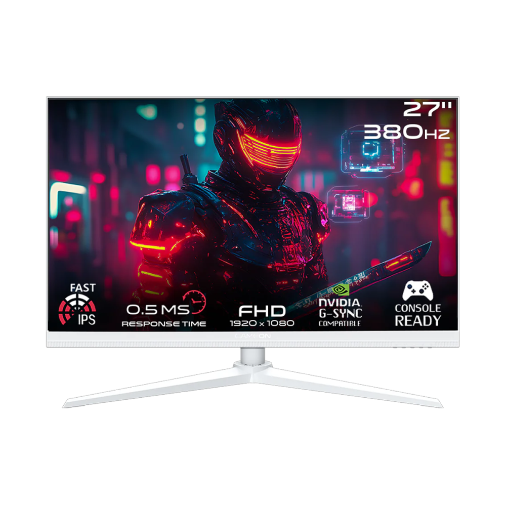[GOAP27FHD380IPS] GOAP27FHD380IPS GOAP27FHD380IPS Artic Pro Series 27" FHD, 380Hz, MPRT 0.5ms, HDMI 2.1, Fast IPS Gaming Monitor (Support PS5) - White