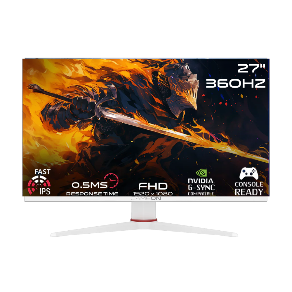 [GOA27FHD360IPS] GOA27FHD360IPS GOA27FHD360IPS Artic Pro Series 27" FHD, 360Hz, 0.5ms, HDMI 2.1, Fast IPS Gaming Monitor (Support PS5) - White
