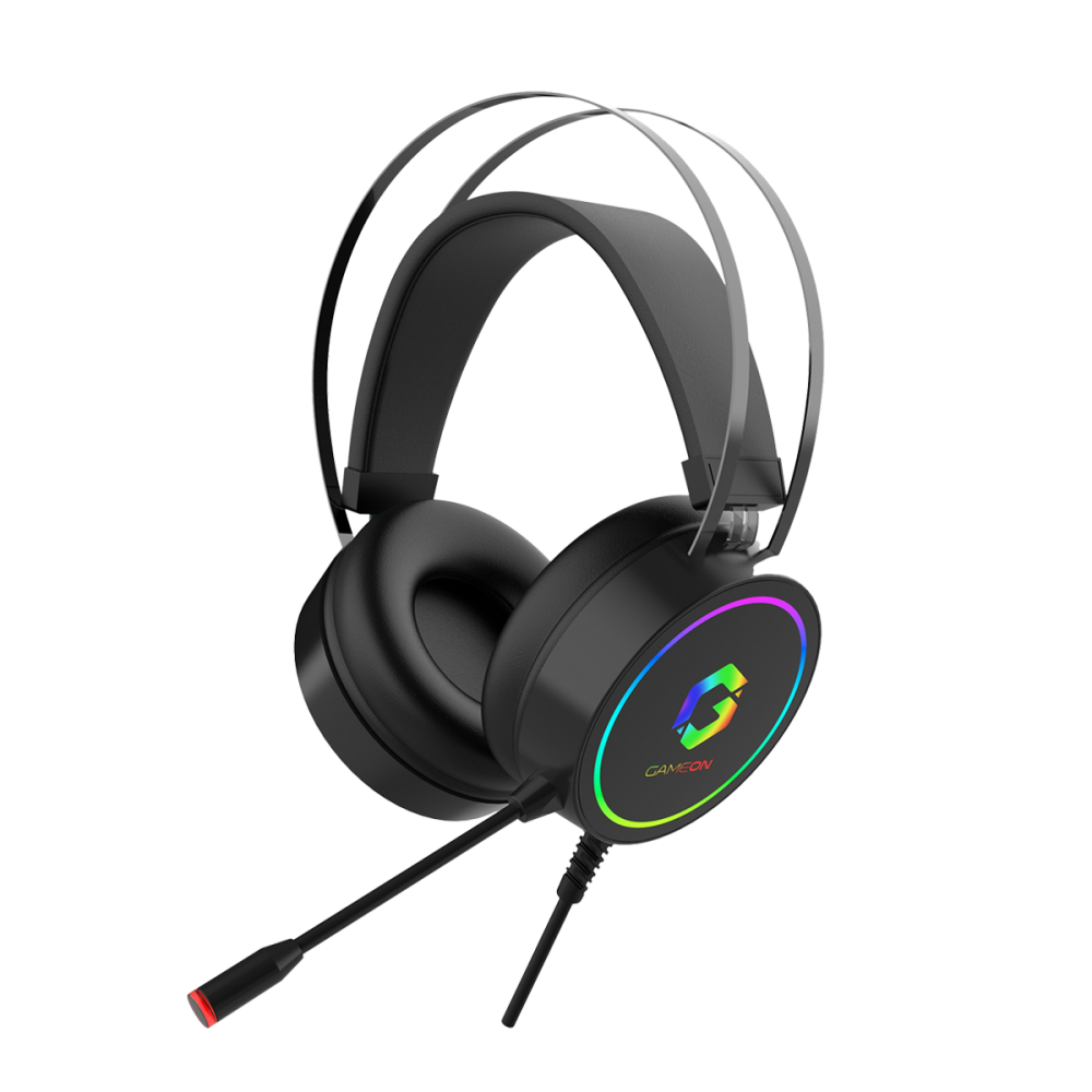 [GOT200A] GAMEON GOT200A Thunderstrike سماعة ألعاب RGB سوداء