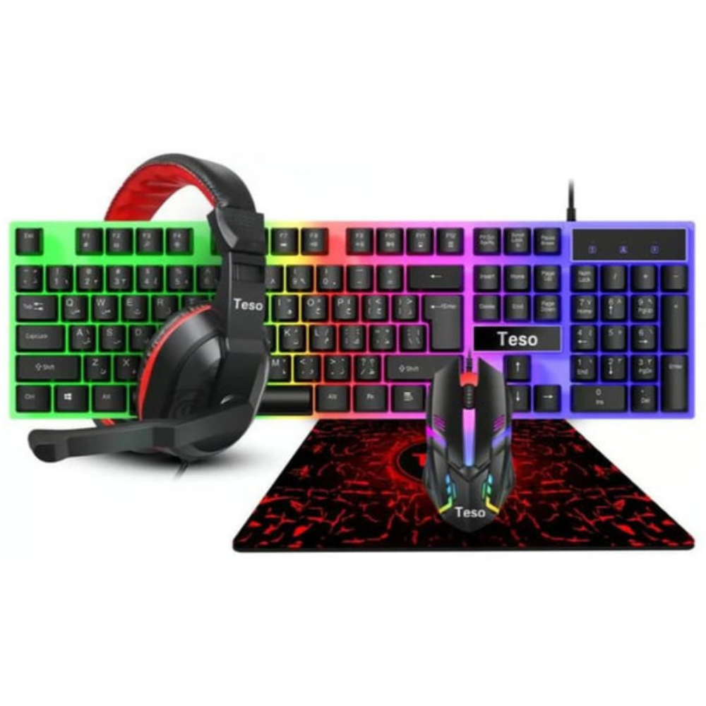 TESO-T100 4 IN 1 Gaming Keyboard