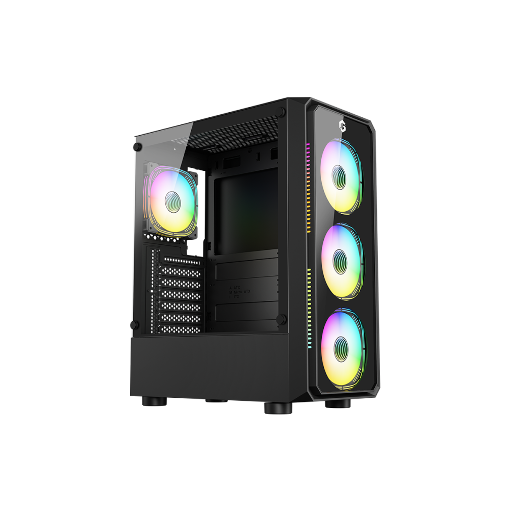 [GO-TRIDENTV-X] GAMEON Trident V-X كيس ألعاب ميد تاور أسود