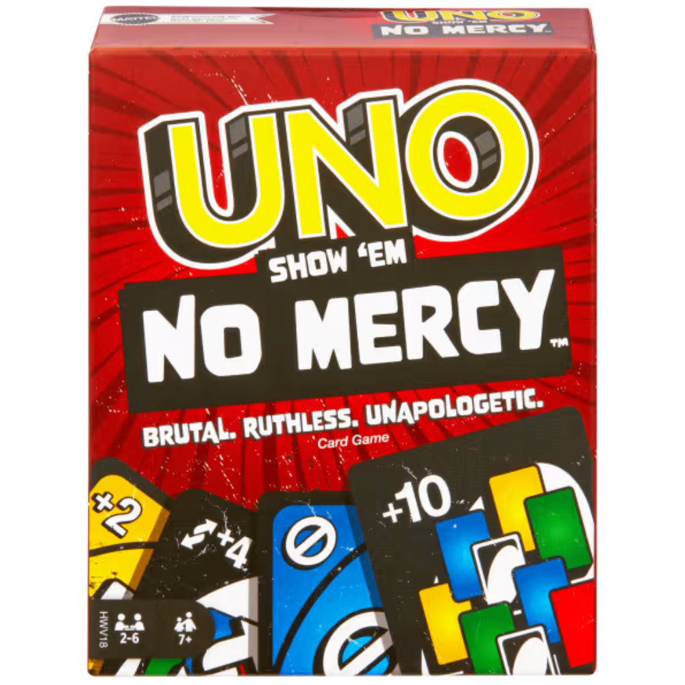 [194735220809] لعبة ورق اونو بلا رحمة (UNO No Mercy) من شركة ماتيل