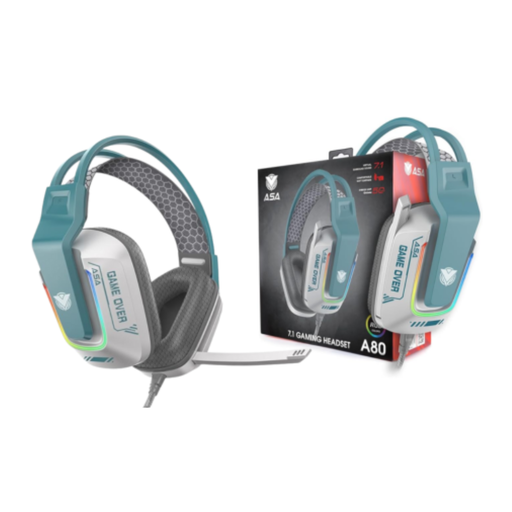 ASA A80 Surround Gaming Headset – Phosphorescent