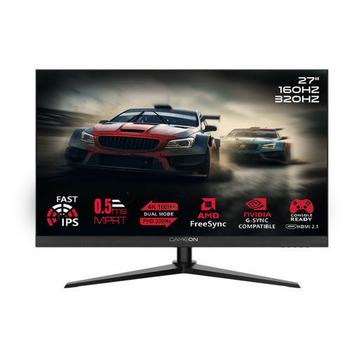 GOSX27B GOSX27B Switch X Series 27" Dual Switch 4K UHD 160Hz/FHD 320Hz, MPRT 0.5ms, HDMI 2.1, Fast IPS Gaming Monitor (Supports PS5) - Black