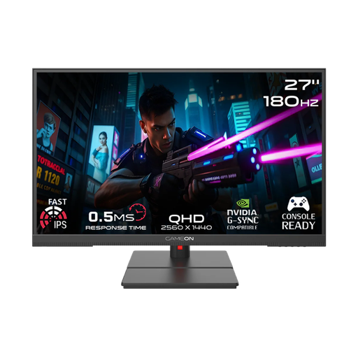 GOML27QHD180IPS GOML27QHD180IPS Midnight Signature Series 27" QHD, 180Hz, MPRT 0.5ms, HDMI 2.1, Fast IPS Mini LED Gaming Monitor (Support PS5) - Black