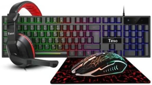 T200Gaming Keyboard TESO -T200 4 IN 1