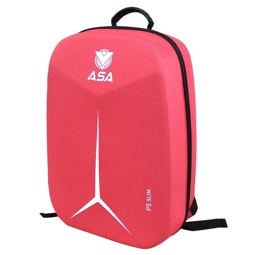 حقيبة ظهر ASA الواقية لجهاز PS5 Slim - لون أحمر